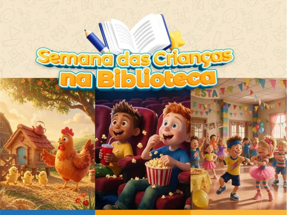Semana das Crianças começa nesta quarta-feira na Biblioteca Pública de Nova Serrana
