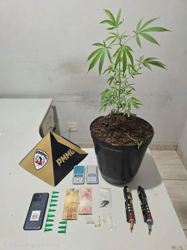 Homem é preso por tráfico de drogas no bairro São Francisco, em Moema